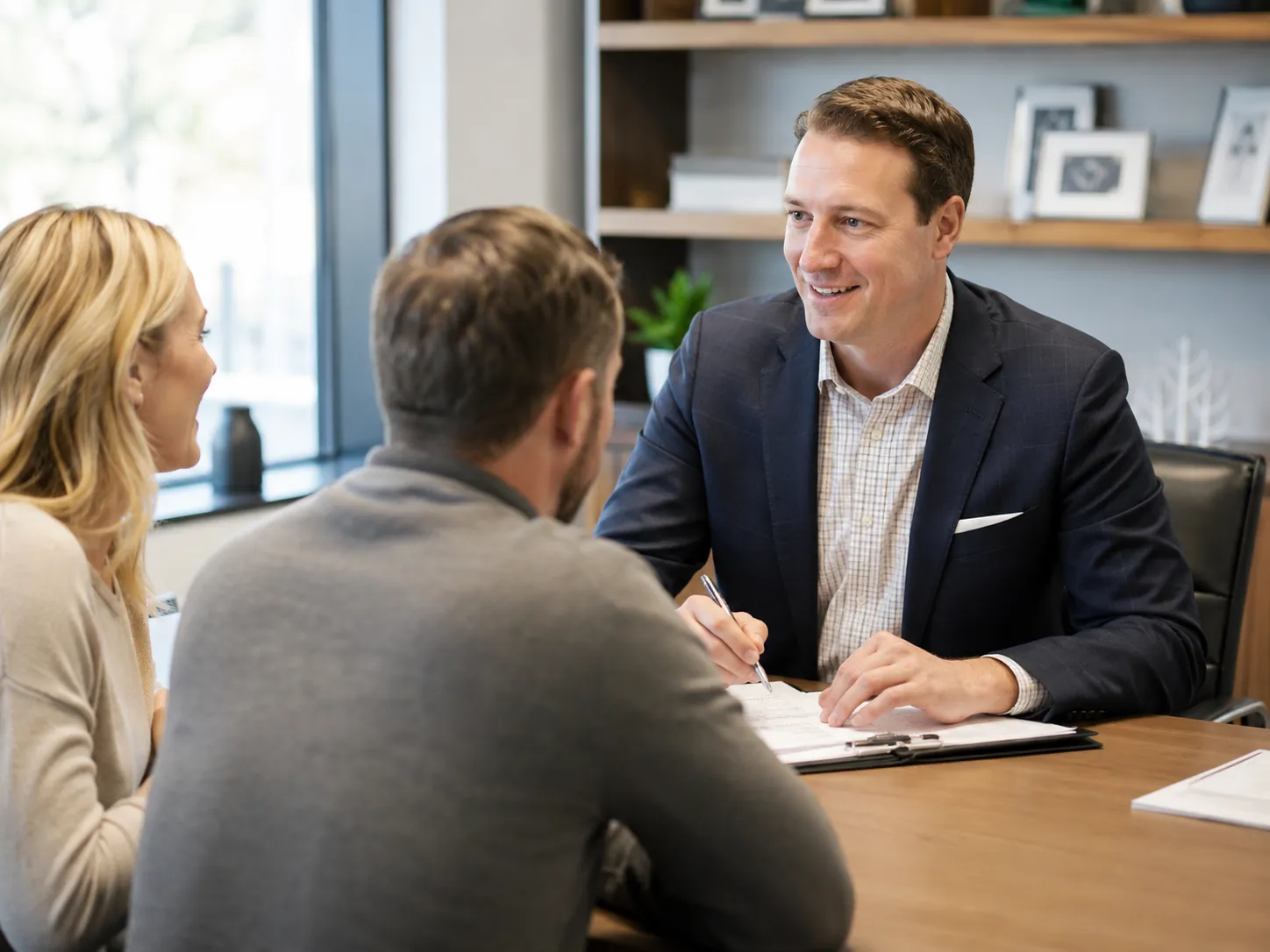 Cooper Norman CPA leading a discovery meeting with clients.
