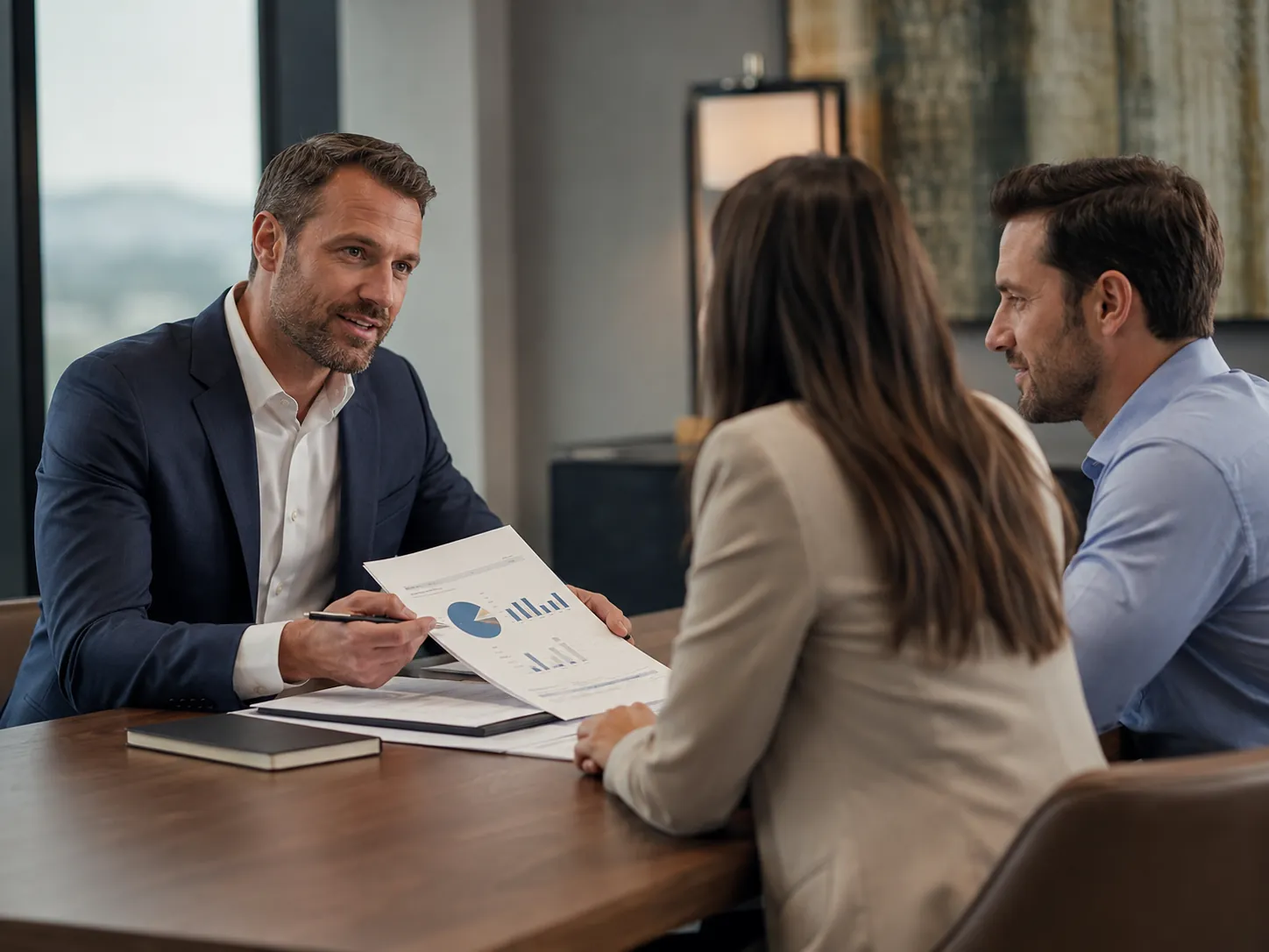 Cooper Norman accounting advisor consulting with small business clients.